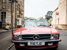 Red Mercedes AMG