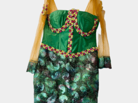 Golden Gleam Gown