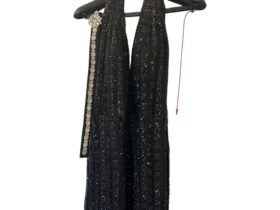 Black Sequin Dress