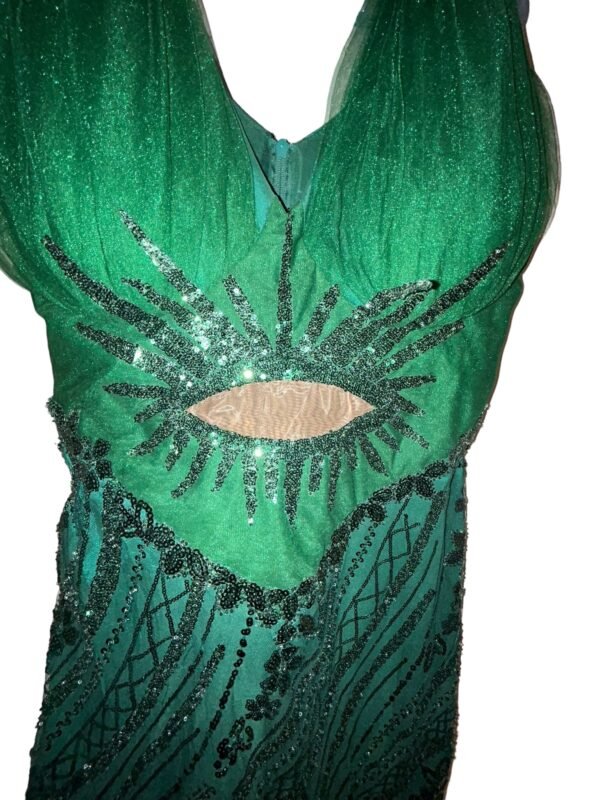 Sparkle Green Dress - Image 4